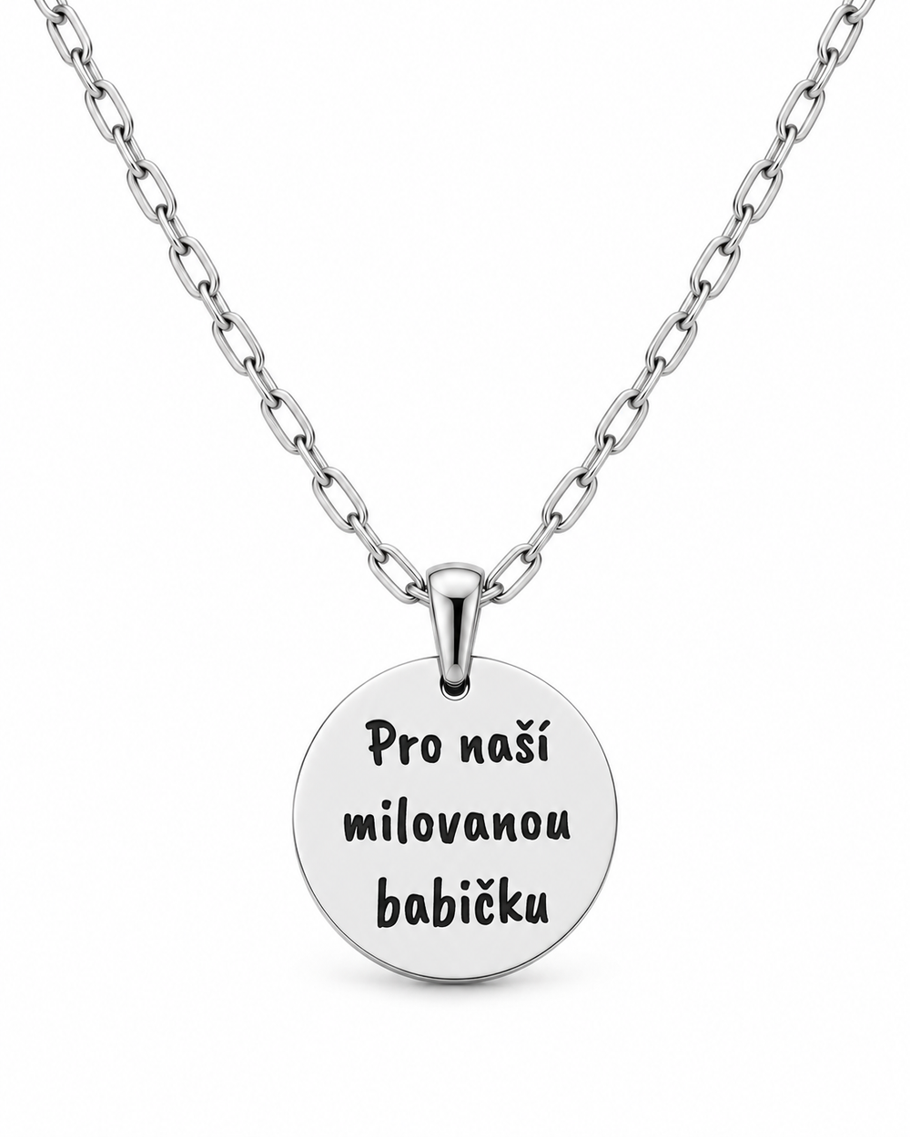 Personalizovaný náhrdelník pro babičku s vlastním textem