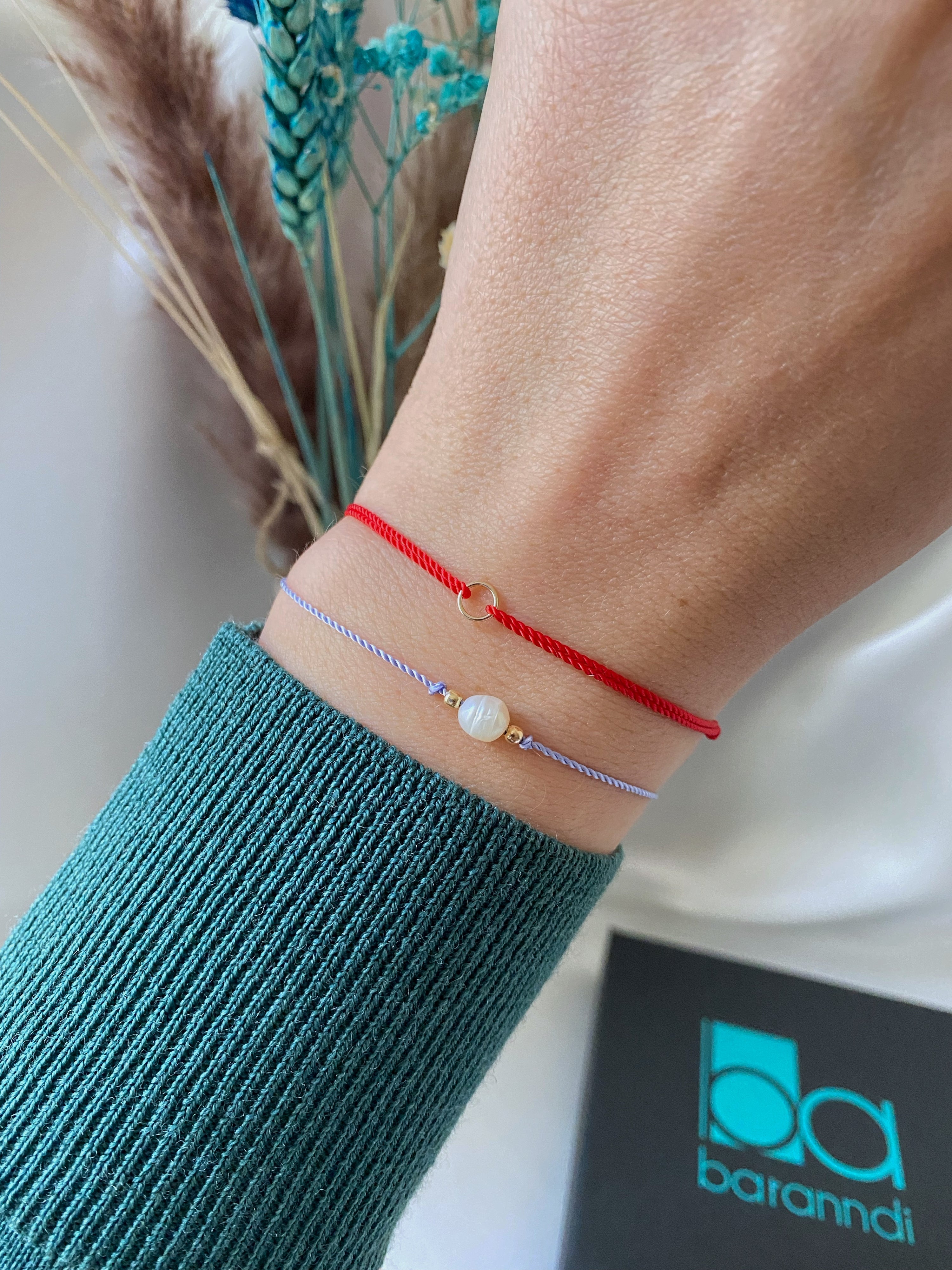 red bracelet